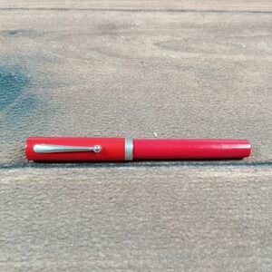 Sheaffer Ballpoint Pen Red Good Vintage Plastic Slim Ball Clip